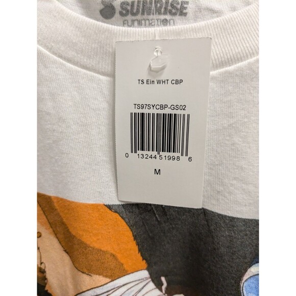 Cowboy Bebop Ein Bandaged White Graphic Tee Adult Size Medium - Picture 4 of 4